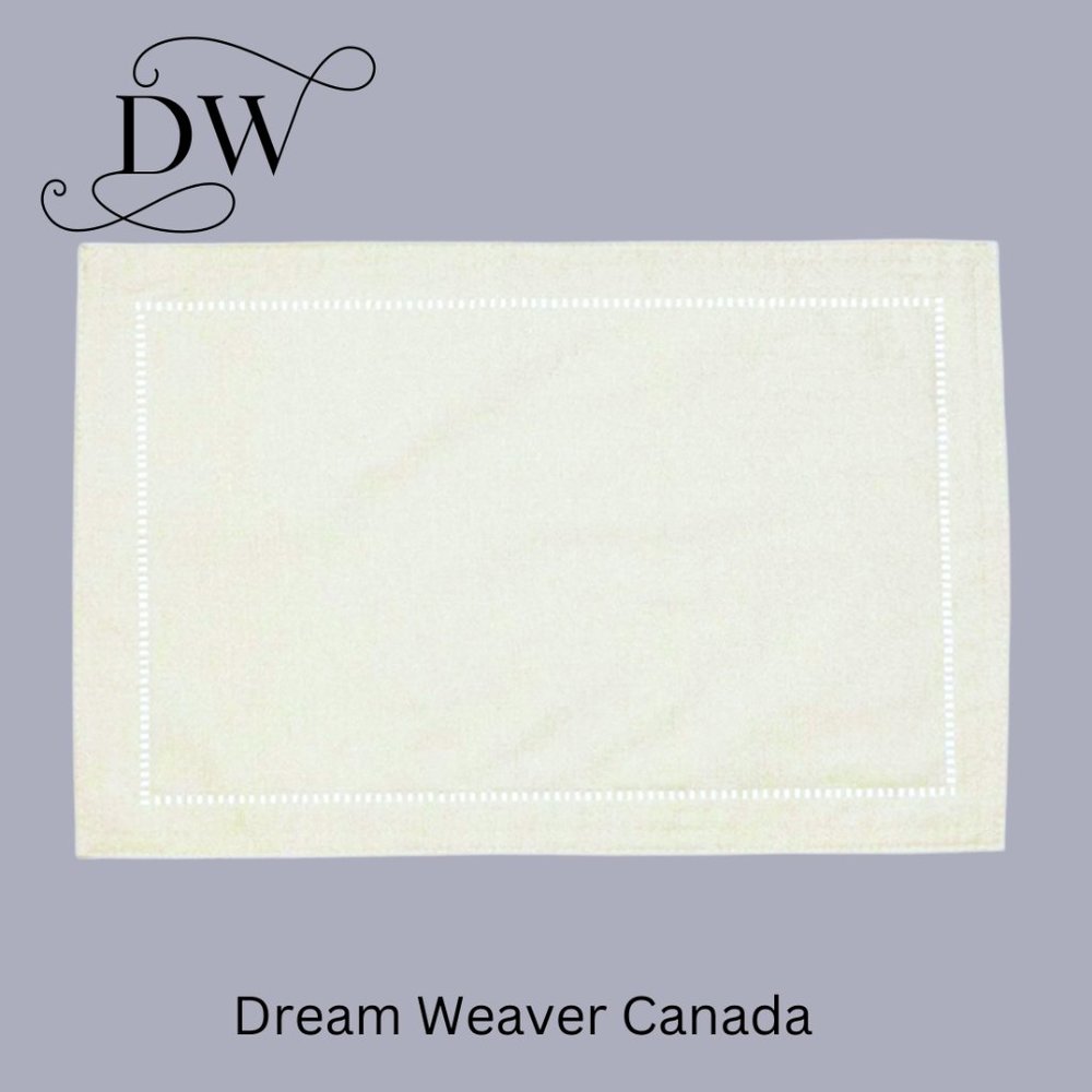 Cream with Metallic Gold Shimmer Placemat | Set of 4